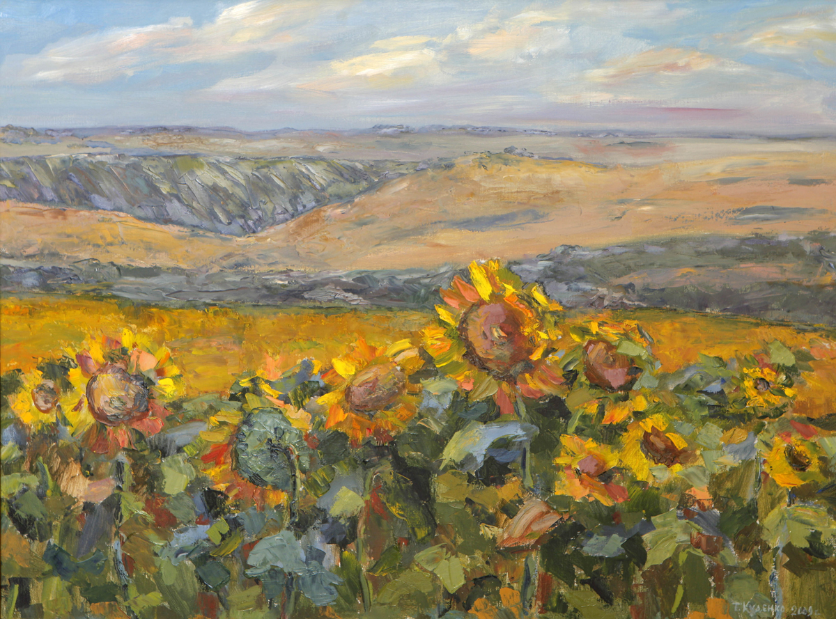 Татьяна Куденко. Персональная выставка «По волнам моей памяти». Картина холст, масло. Союз художников Подмосковья